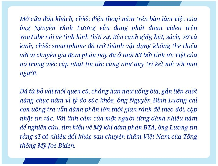 Trưởng đoàn đàm phán BTA Nguyễn Đình Lương: Sẽ có cao trào đầu tư, giúp Việt Nam phát triển nhanh, bền vững và lâu dài - Ảnh 1.