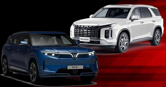 Cùng lăn bánh 1,7 tỷ đồng, mua VinFast VF 9 hay Hyundai Palisade?