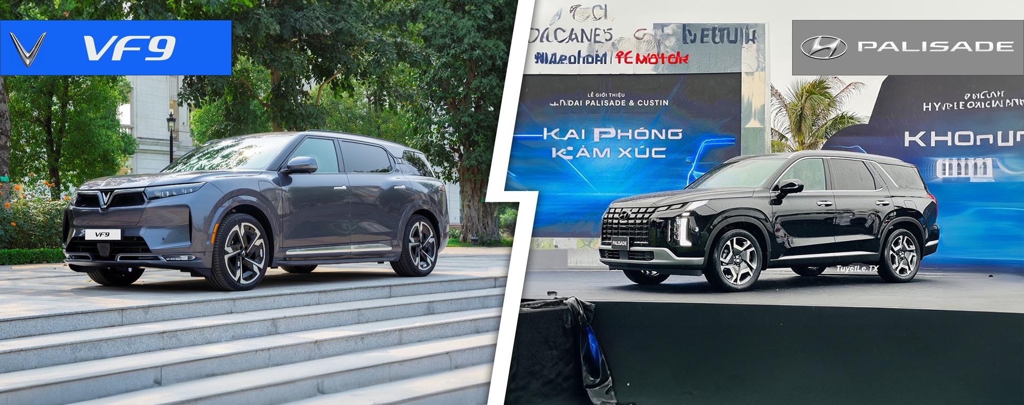 Cùng lăn bánh 1,7 tỷ đồng, mua VinFast VF 9 hay Hyundai Palisade? - Ảnh 7.