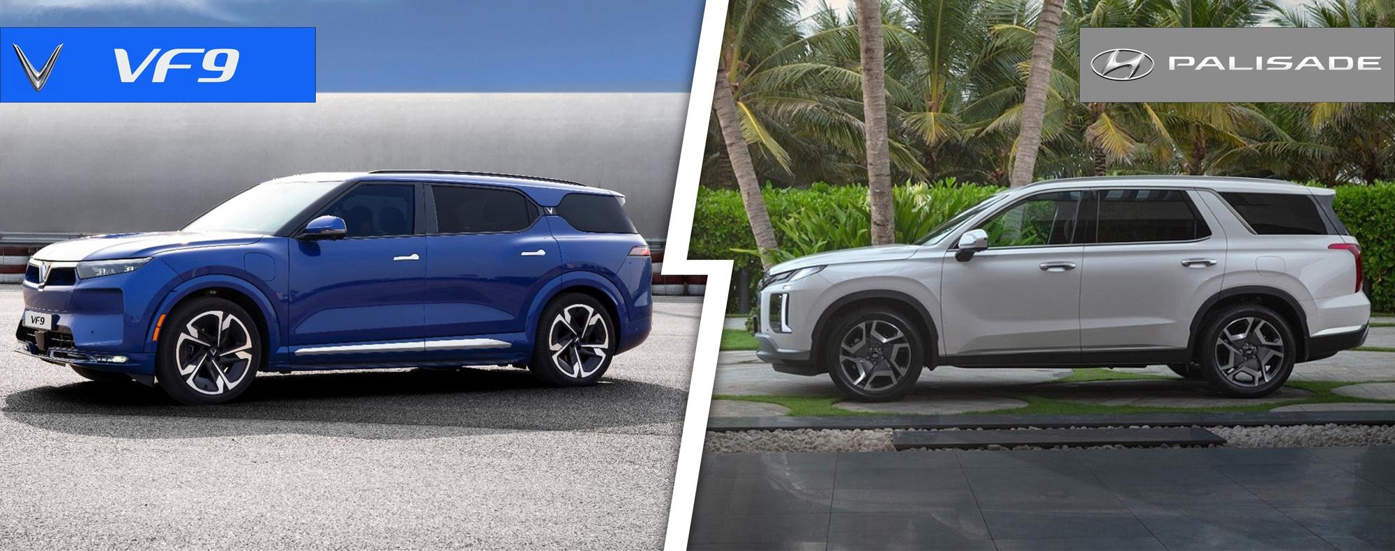 Cùng lăn bánh 1,7 tỷ đồng, mua VinFast VF 9 hay Hyundai Palisade? - Ảnh 2.