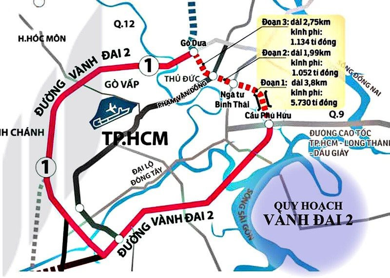 Ăn theo thông tin mới về vành đai 2, bất động sản khu Đông Tp.HCM “tăng nhiệt” cuối năm - Ảnh 1.