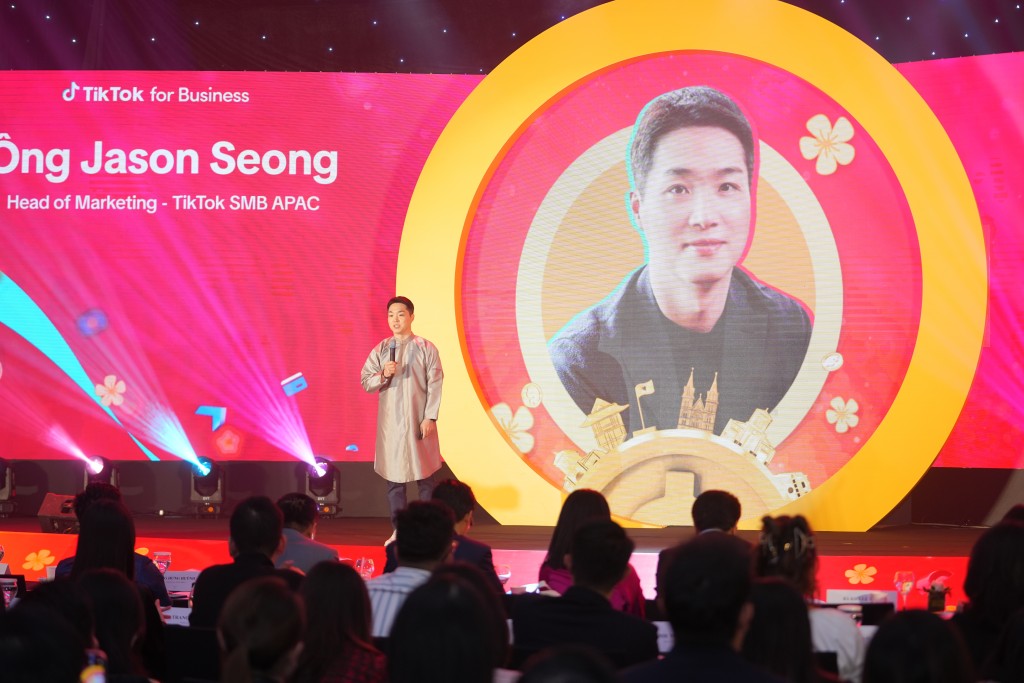 Ông Jason Song, Giám đốc Marketing mảng Doanh nghiệp vừa và nhỏ khu vực Châu Á Thái Bình Dương, TikTok