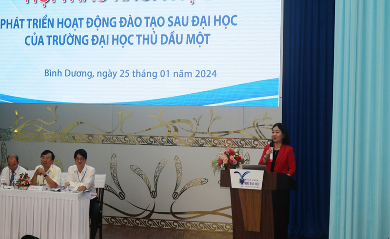 Đại học Thủ Dầu Một phát triển hoạt động đào tạo sau đại học