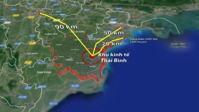 Sau năm 2030, Thái Bình dự kiến sẽ có sân bay, tuyến đường sắt và phân tách thành 3 vùng phát triển