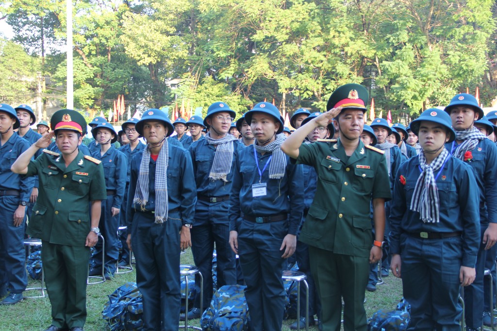 Tuổi trẻ TP Hồ Chí Minh tự hào lên đường nhập ngũ