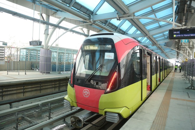 Đoạn trên cao metro Nhổn- Ga Hà Nội đã hoàn thành 100% khối lượng