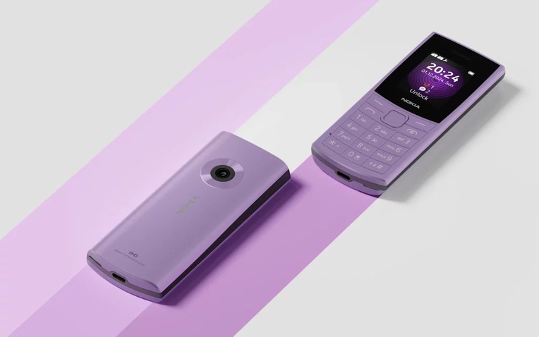 Ra mắt "điện thoại cục gạch" Nokia 105 và 110 4G phiên bản 2025- Ảnh 1.