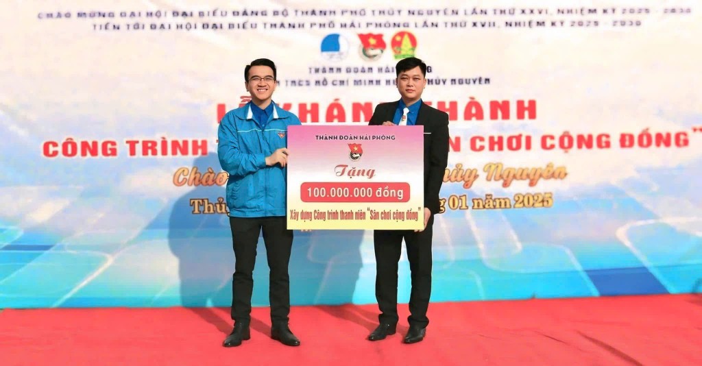 Thành đoàn Hải Phòng triển khai nhiều công trình thanh niên ý nghĩa