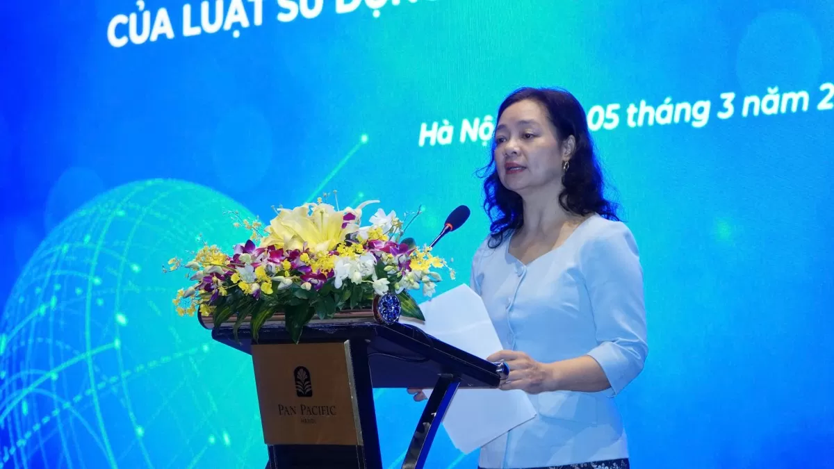 Bà Nguyễn Thị Lâm Giang- Cục trưởng Cục Đổi mới sáng tạo, Chuyển đổi xanh và Khuyến công