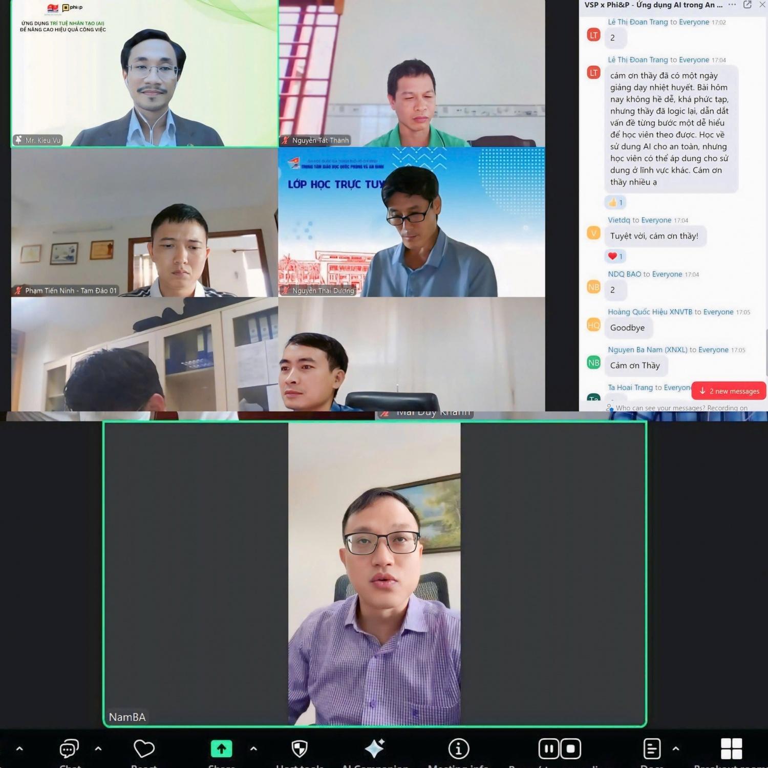 Vietsovpetro hoàn thành chuỗi chương trình đào tạo “Ứng dụng Trí tuệ nhân tạo (AI) để nâng cao hiệu quả công việc”