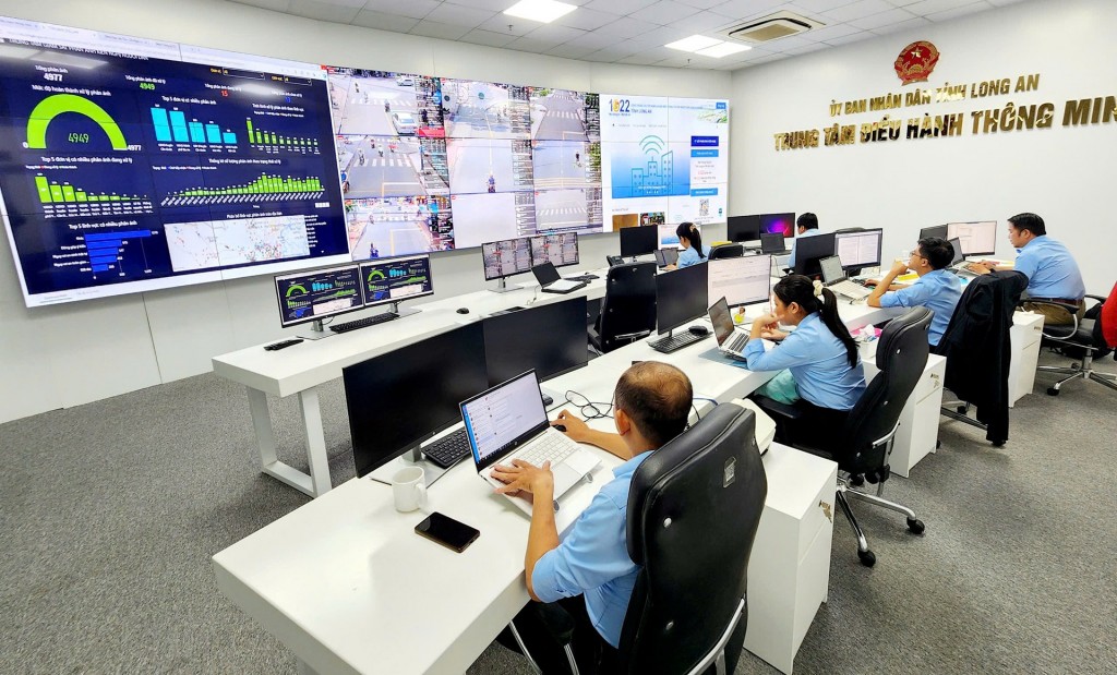 Trung tâm điều hành thông minh tỉnh Long An