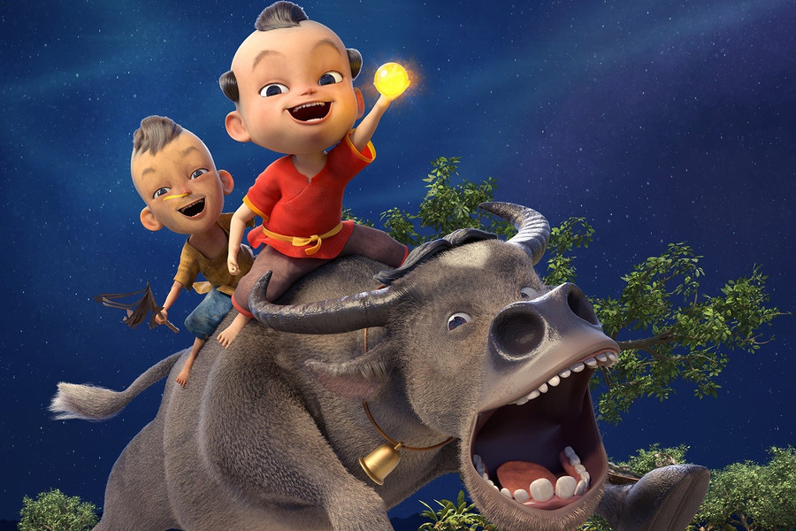 Dù chất lượng phim được đánh giá tốt nhưng 'Trạng Quỳnh nhí' khó bứt phá. trang-quynh-nhi-truyen-thuyet-kim-nguu-bom-tan-hoat-hinh-viet.jpg