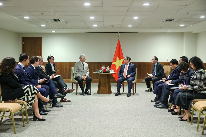 Thủ tướng mong FIRJAN sẽ tiếp tục phát huy vai trò kết nối, giới thiệu các doanh nghiệp công nghiệp và công nghệ của Brazil tới hợp tác trong các lĩnh vực Việt Nam có nhu cầu. Ảnh: VGP/Nhật Bắc