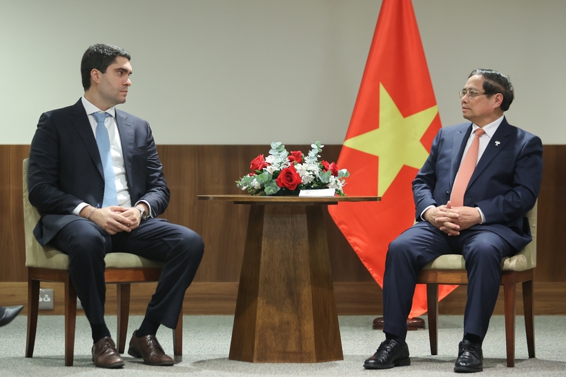 Thủ tướng đề nghị Vale hỗ trợ và cùng các doanh nghiệp Việt Nam xây dựng các tập đoàn kinh tế đa quốc gia. Ảnh: VGP/Nhật Bắc