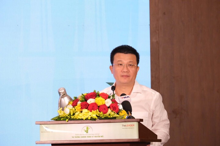 Ông Nguyễn Tuấn Quang, Phó Cục trưởng Cục Biến đổi khí hậu (Bộ Nông nghiệp và Môi trường). Ảnh: Lê An