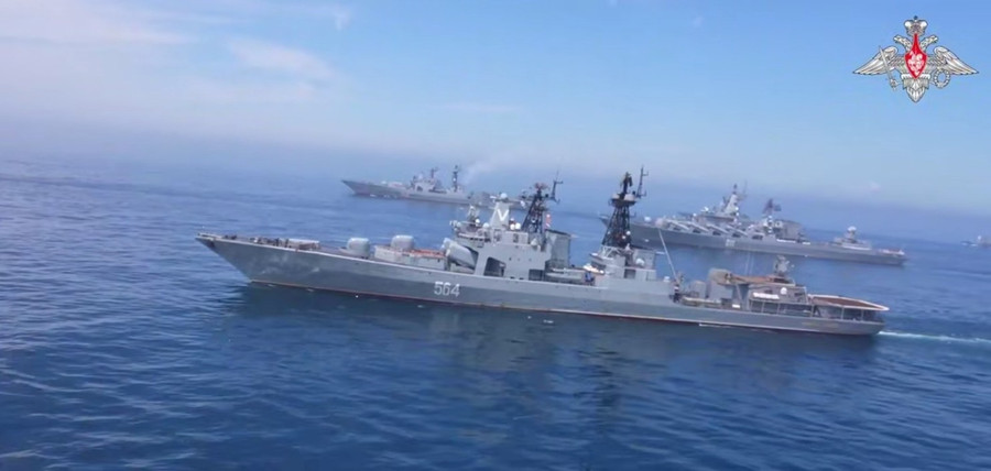 Cuộc tập trận "Bão tháng 7" của Hải quân Nga bắt đầu diễn ra. screenshot-1-3.jpg