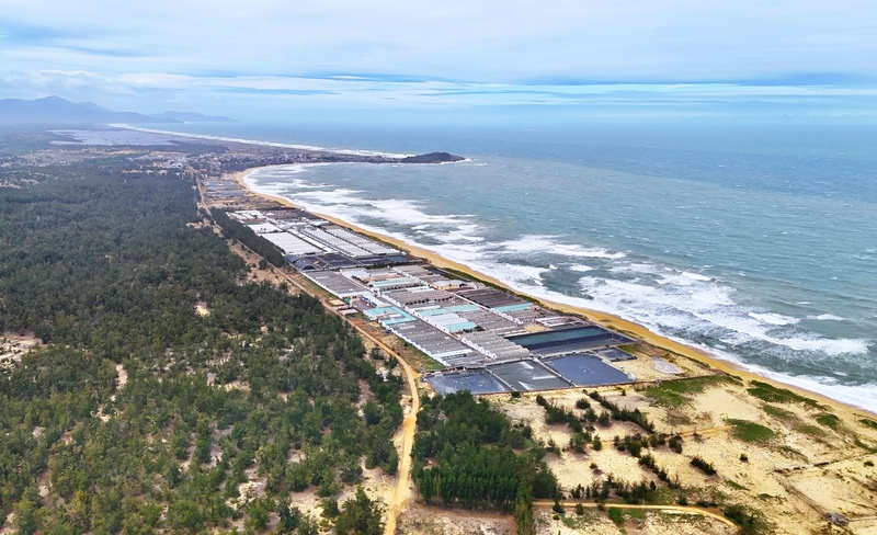 Khu vực thực hiện Dự án Khu công nghiệp Phù Mỹ. Ảnh: Nguyễn Gia