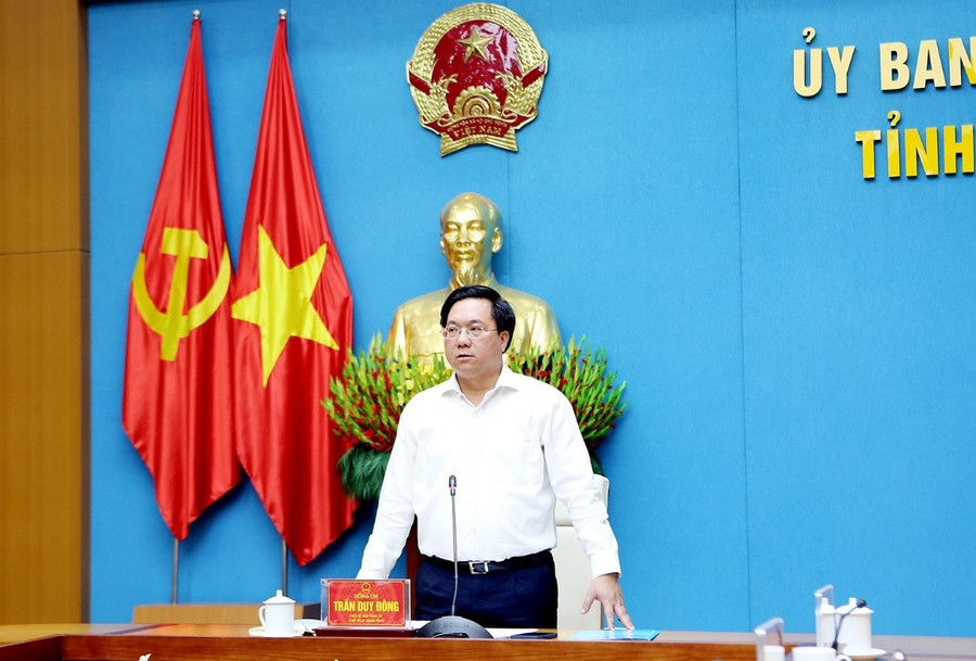 Chủ tịch UBND tỉnh Phú Thọ Trần Duy Đông yêu cầu triển khai tháo gỡ khó khăn phát triển các KCN trên địa bàn.