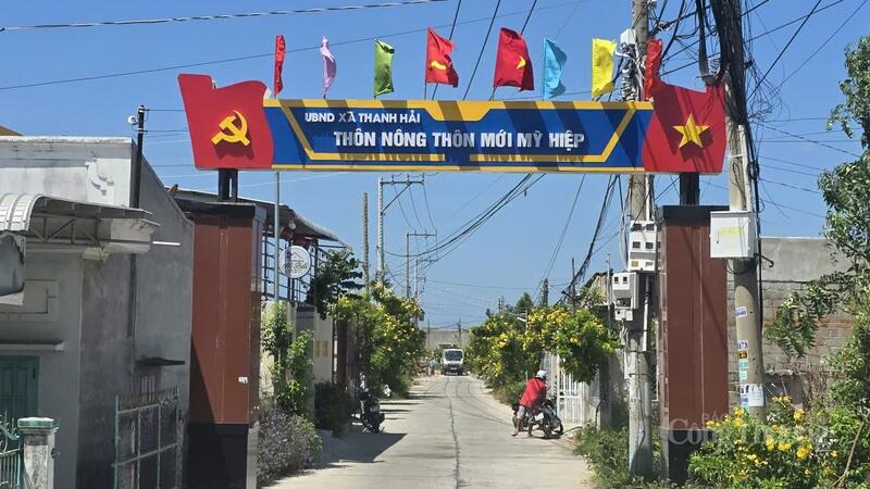 Thôn nông thôn mới Mỹ Hiệp (xã Thanh Hải, tỉnh Khánh Hoà)