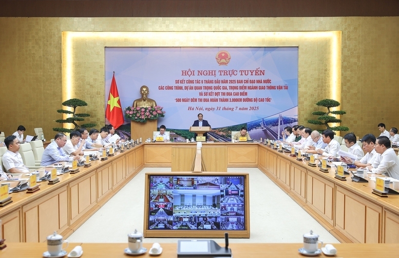 Thủ tướng yêu cầu phải dứt khoát hoàn thành mục tiêu 3.000 km cao tốc - Ảnh: VGP/Nhật Bắc