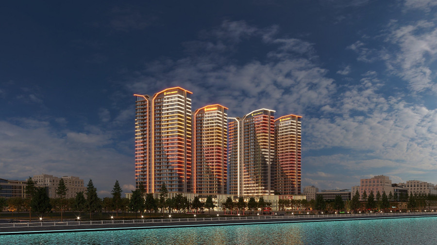 Capital Square nằm ở khu đất vàng bên sông Hàn, với thiết kế được lấy cảm hứng từ âm nhạc và ánh sáng 02-capital-square-brg.jpg