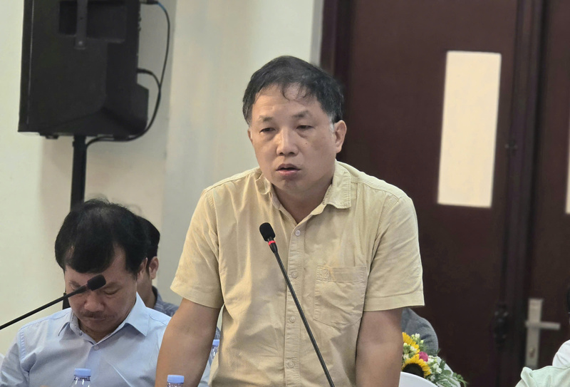 TS. Nguyễn Mạnh Đạt,  Phó Viện trưởng Viện Công nghệ Thực phẩm phát biểu tại hội thảo
