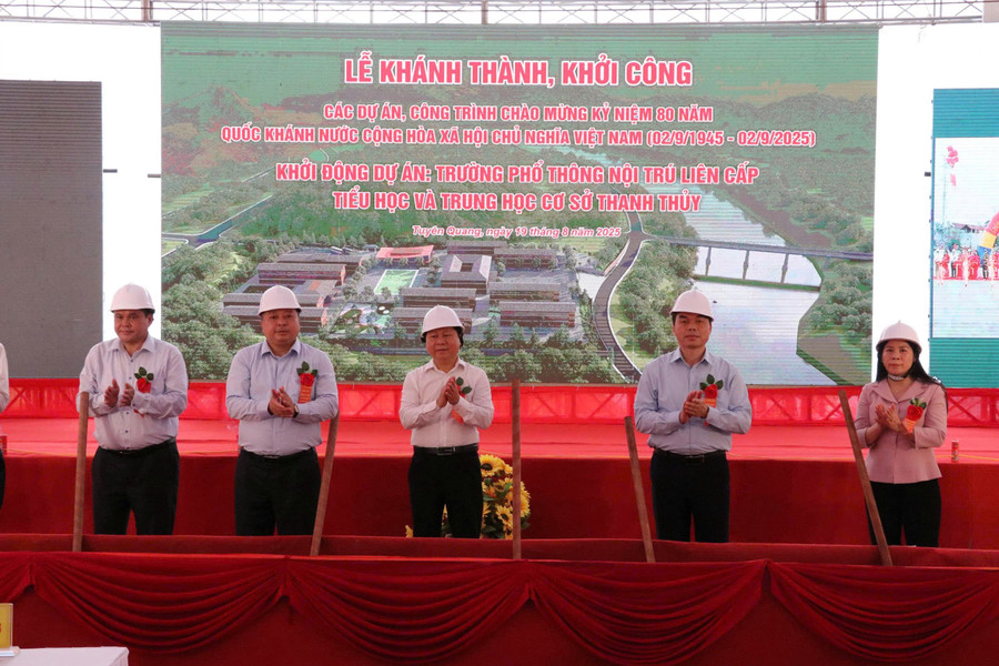 Các đại biểu thực hiện nghi lễ khởi động xây dựng dự án. e33d6239-efca-4018-b518-a2a41d1c7481.jpg