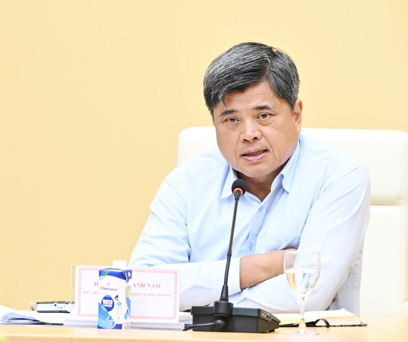 Thứ trưởng Trần Thanh Nam phát biểu tại hội nghị (Ảnh: Cấn Dũng)