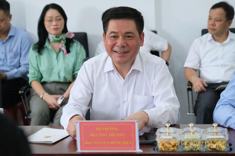 Đồng chí Nguyễn Hồng Diên - Ủy viên Ban Chấp hành Trung ương Đảng, Bộ trưởng Bộ Công Thương. Ảnh: Lê Sơn.