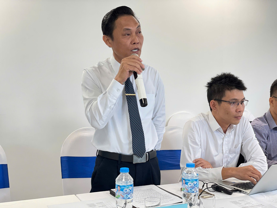 Ông Đỗ Quang Trung phát biểu tại lễ ký kết. Ảnh: Hà An. 5c57838c5dc9d7978ed8.jpg