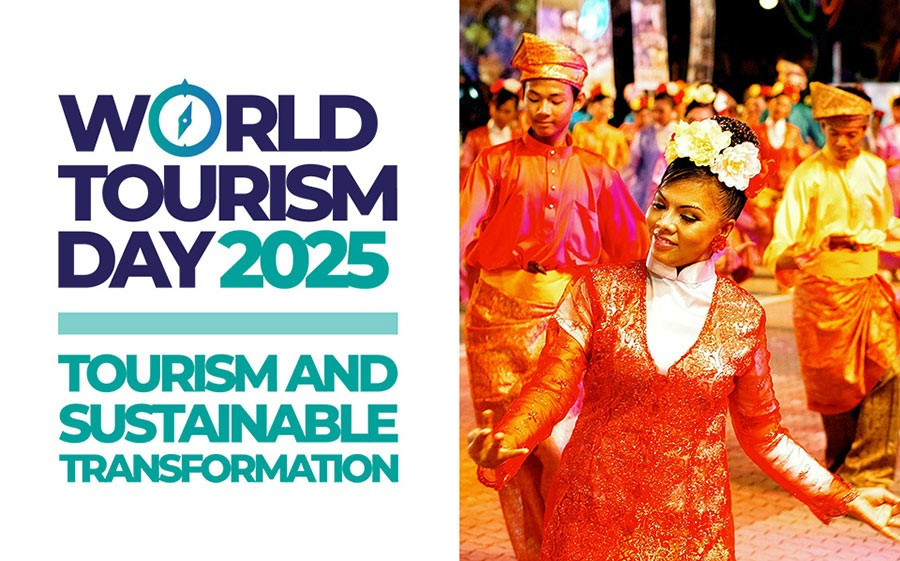 Chủ đề Ngày Du lịch thế giới 2025: 'Du lịch và chuyển đổi bền vững'.