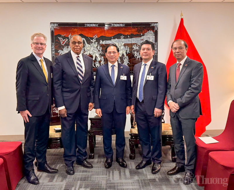 Phó Thủ tướng Bùi Thanh Sơn và Bộ trưởng Nguyễn Hồng Diên có buổi tiếp và làm việc với lãnh đạo Tập đoàn Lockheed Martin.