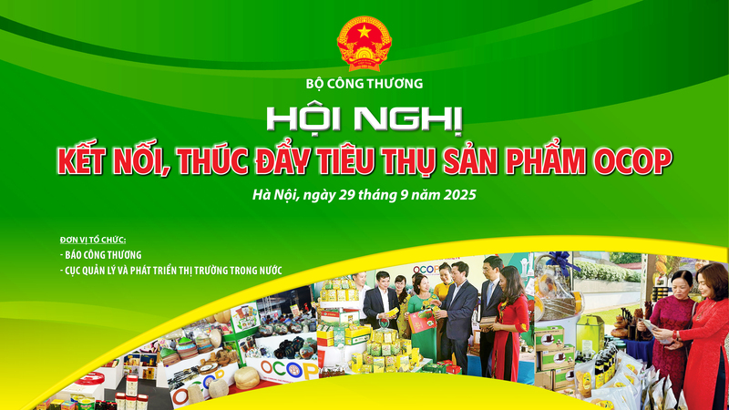 Hội nghị kết nối, thúc đẩy tiêu thụ sản phẩm OCOP diễn ra chiều 29/9