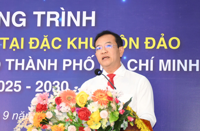 Ông Huỳnh Tân Định - Phó Bí thư Đảng ủy UBND TP. Hồ Chí Minh. Ảnh: Thanh Minh.