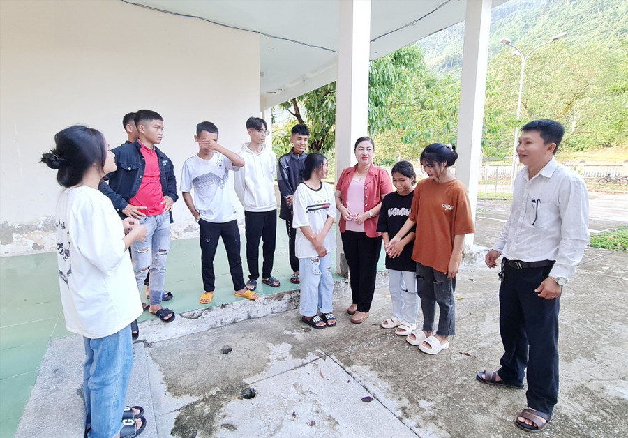 Học sinh học tập tại Trung tâm đào tạo miền núi thuộc Trường Cao đẳng Quảng Nam được đảm bảo ăn ở, học tập. imagesbaoquangnamvn-storage-newsportal-2023-9-24-148416-tnb-60616.jpg