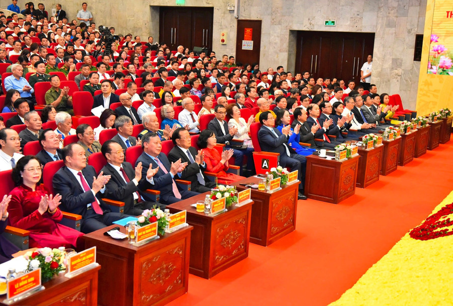 Đại biểu dự Đại hội. Ảnh: Viết Thành. 72f48304b1e1ab2e49aeb00905c4c8db.jpg