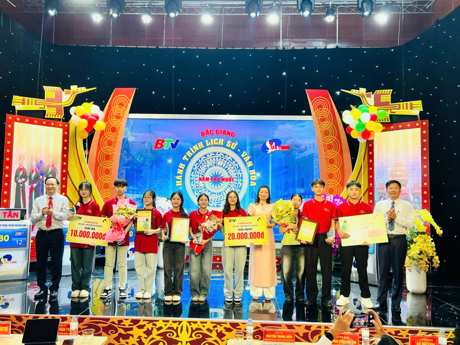 Trường THPT Lạng Giang số 1 giành giải Nhất gameshow Bắc Giang - Hành trình lịch sử, văn hóa năm thứ 10 năm 2025. lg-2.jpg