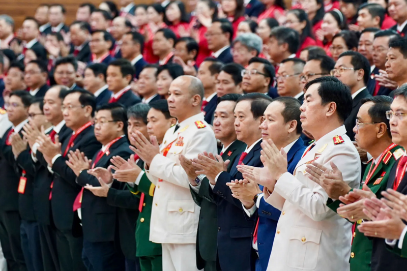 Các đại biểu tham dự Đại hội đại biểu Đảng bộ TP. Hồ Chí Minh lần thứ I, nhiệm kỳ 2025-2030.