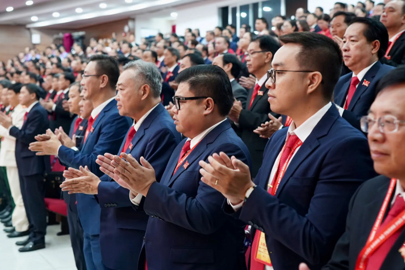 Các đại biểu tham dự Đại hội đại biểu Đảng bộ TP. Hồ Chí Minh lần thứ I, nhiệm kỳ 2025-2030.