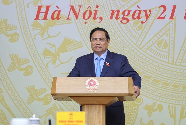 Thủ tướng chủ trì Phiên họp thứ 18, Ban Chỉ đạo Quốc gia về chống khai thác IUU - Ảnh: VGP/Nhật Bắc