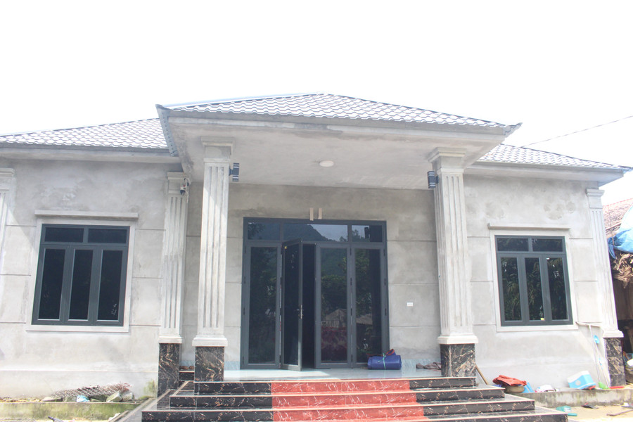 Căn nhà mới của gia đình bà Hoàng Thị Thi, hộ nghèo thuộc xã Yên Trạch được nhà nước hỗ trợ. img-7404.jpg