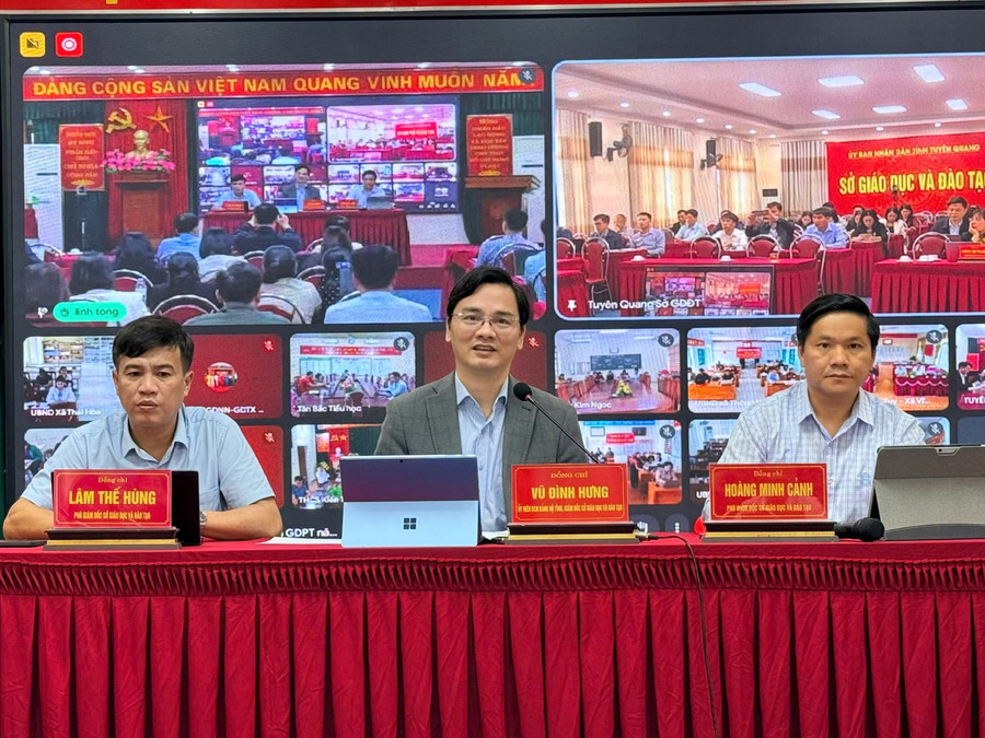 Ngành giáo dục tỉnh Tuyên Quang tiên phong trong CCHC, chuyển đổi số.