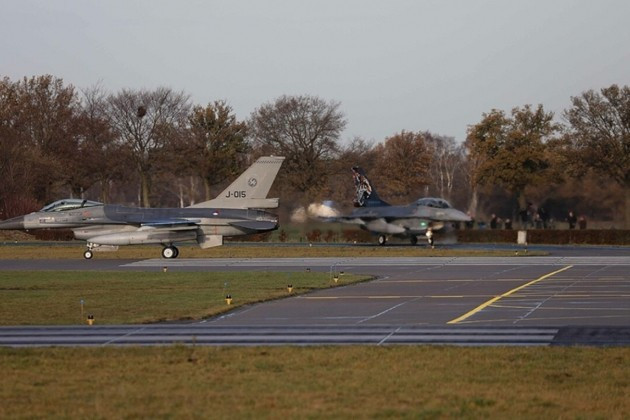 Căn cứ không quân Volkel, một cơ sở chiến lược của NATO ở Hà Lan.