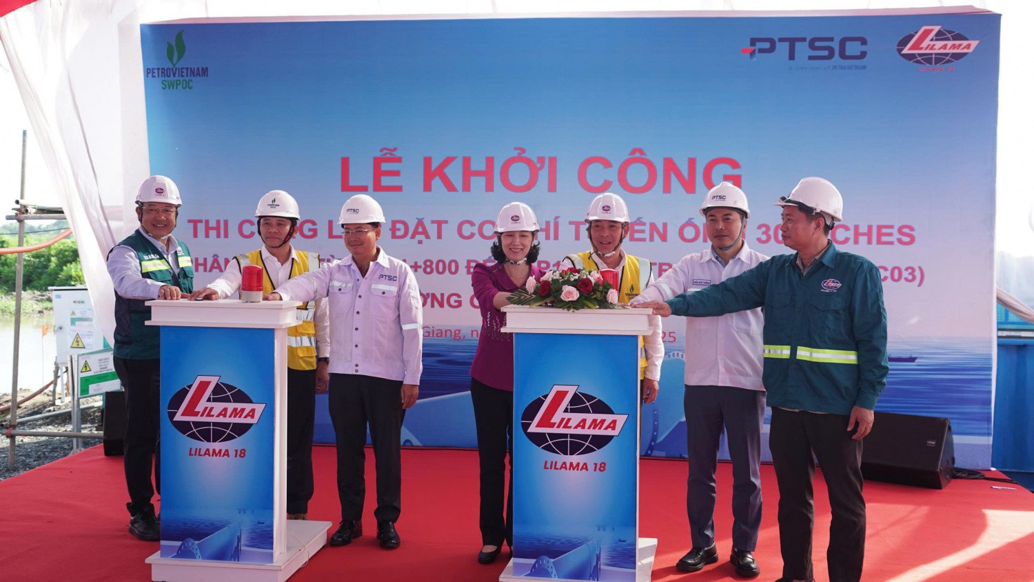 Khởi công thi công cơ khí tuyến ống bờ Lô B – Ô Môn: Tăng tốc giai đoạn thi công đồng bộ toàn tuyến Khởi động thi công cơ khí tuyến ống bờ Lô B - Ô Môn: Mốc tiến độ quan trọng trên toàn tuyến