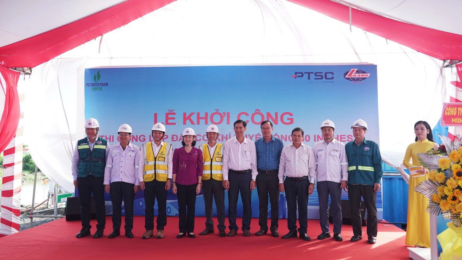 Khởi công thi công cơ khí tuyến ống bờ Lô B – Ô Môn: Tăng tốc giai đoạn thi công đồng bộ toàn tuyến Khởi động thi công cơ khí tuyến ống bờ Lô B - Ô Môn: Mốc tiến độ quan trọng trên toàn tuyến