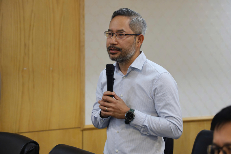 Ông Nguyễn Anh Tuấn, Công ty luật LNT đánh giá cao cơ quan soạn thảo dự án luật trong việc bổ sung các quy định mới phù hợp với thực tiễn thị trường. Ảnh: Đồng Cường