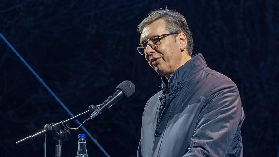 Tổng thống Serbia Aleksandar Vučić.