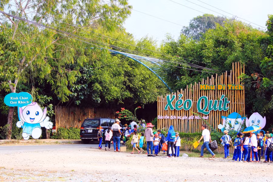 Khu Di tích Xẻo Quít, một trong những địa điểm thu hút du khách khi đặt chân đến Đồng Tháp. 555820589-24875636162068103-7856742116520891658-n.jpg