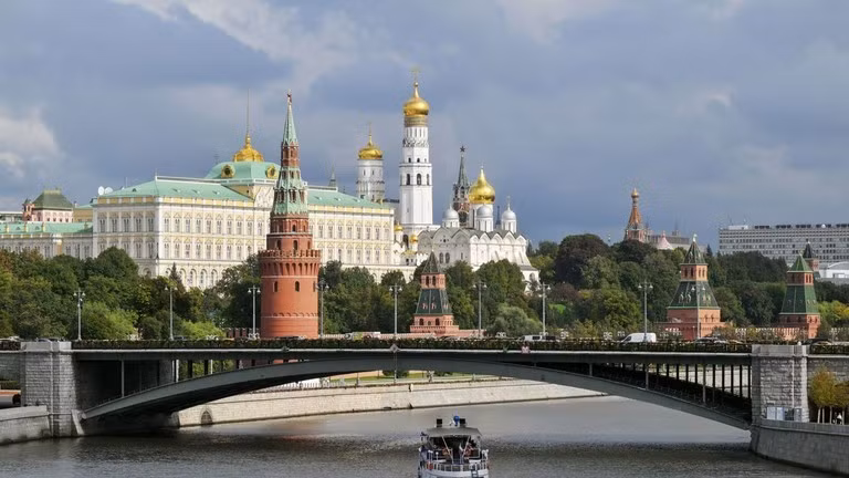 Điện Kremlin ở Moscow, Nga.